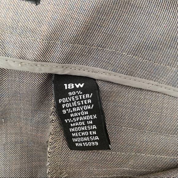 Apostrophe woman gray dress formal pants plus 18w - Picture 4 of 8